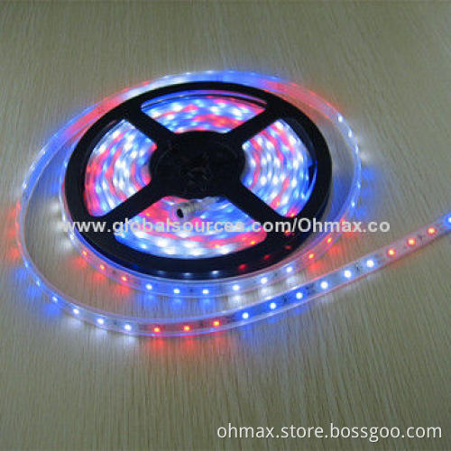 Flexible LED Strip Grow Light, SMD3528, Water-resistant IP67 for Bonsai Flowers, Horticulture